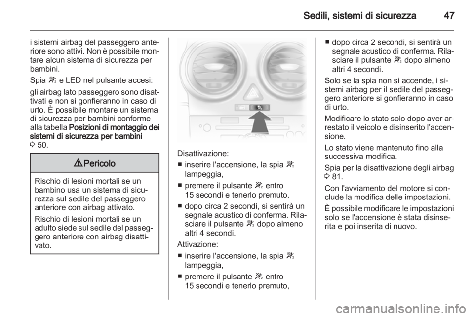 OPEL CORSA 2011.5  Manuale di uso e manutenzione (in Italian) 
