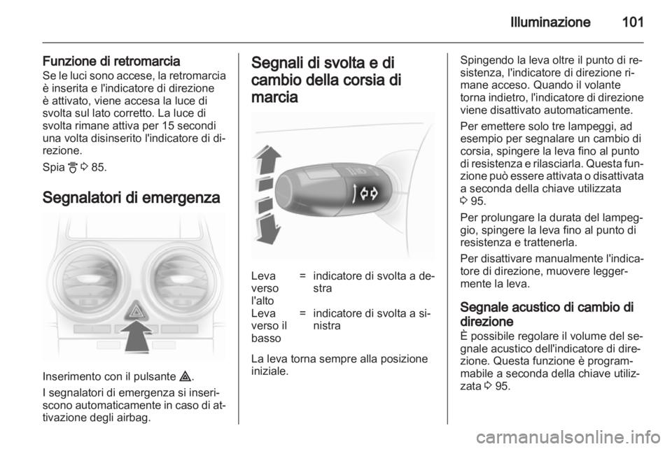 OPEL CORSA 2012  Manuale di uso e manutenzione (in Italian) 