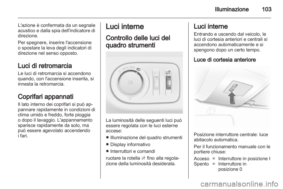 OPEL CORSA 2012  Manuale di uso e manutenzione (in Italian) 