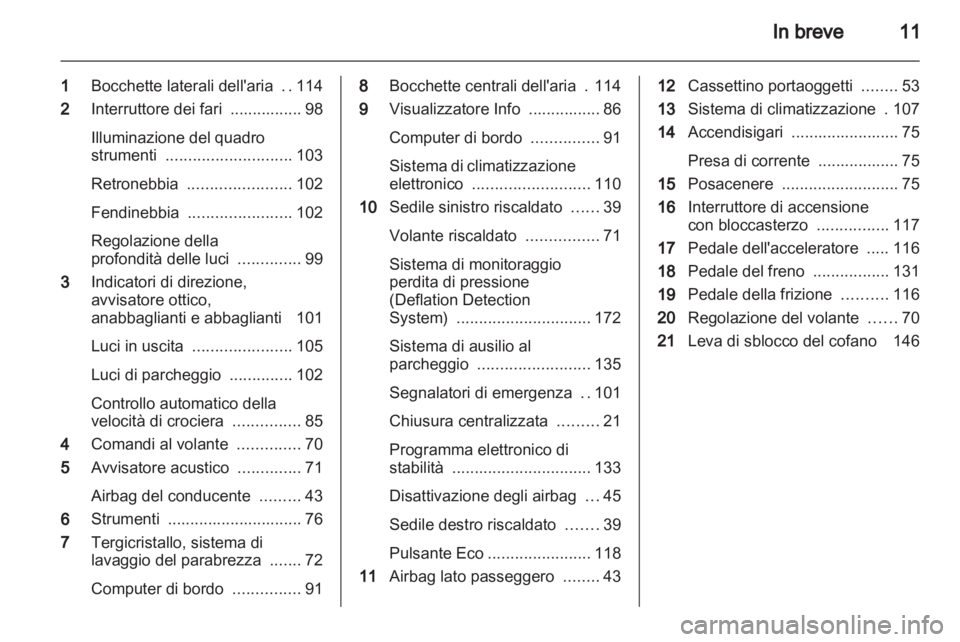 OPEL CORSA 2012  Manuale di uso e manutenzione (in Italian) 