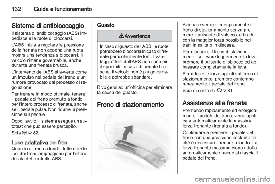 OPEL CORSA 2012  Manuale di uso e manutenzione (in Italian) 