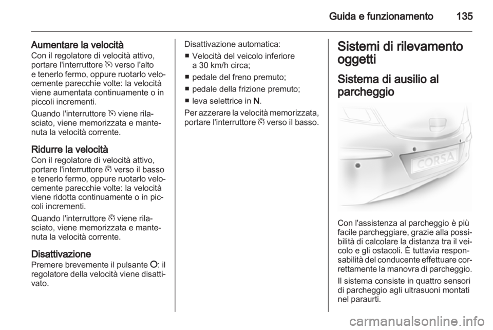 OPEL CORSA 2012  Manuale di uso e manutenzione (in Italian) 