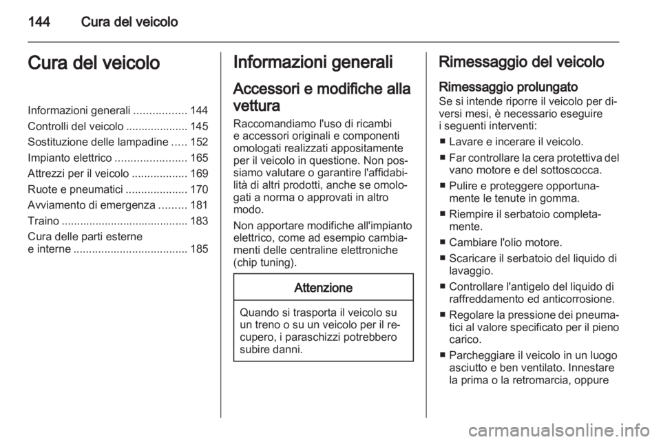 OPEL CORSA 2012  Manuale di uso e manutenzione (in Italian) 