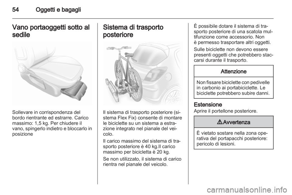 OPEL CORSA 2012  Manuale di uso e manutenzione (in Italian) 
