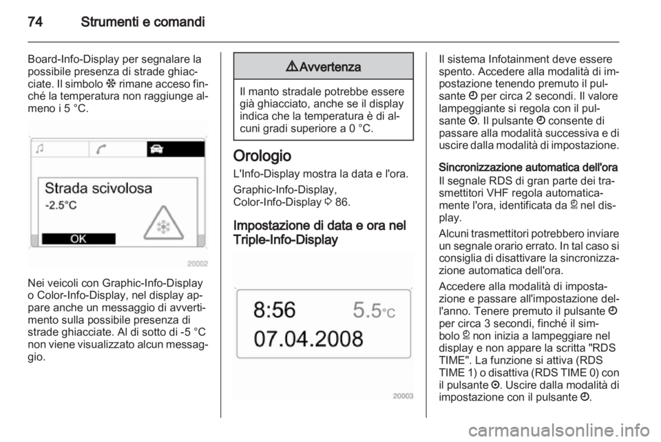 OPEL CORSA 2012  Manuale di uso e manutenzione (in Italian) 