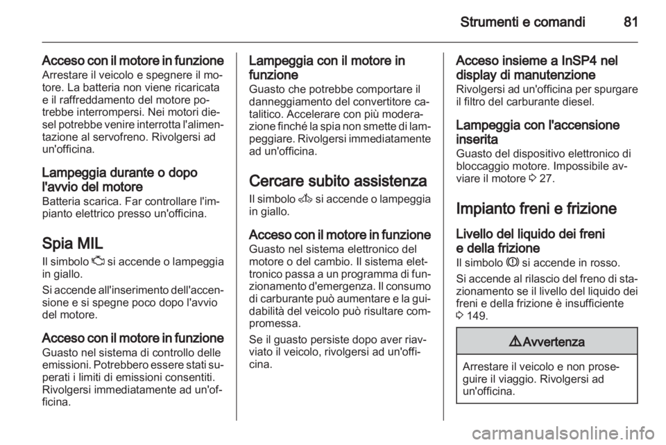 OPEL CORSA 2012  Manuale di uso e manutenzione (in Italian) 