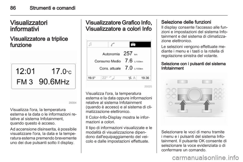 OPEL CORSA 2012  Manuale di uso e manutenzione (in Italian) 