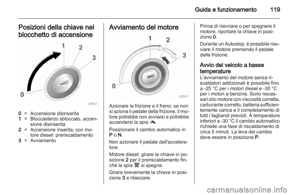 OPEL CORSA 2012.5  Manuale di uso e manutenzione (in Italian) 