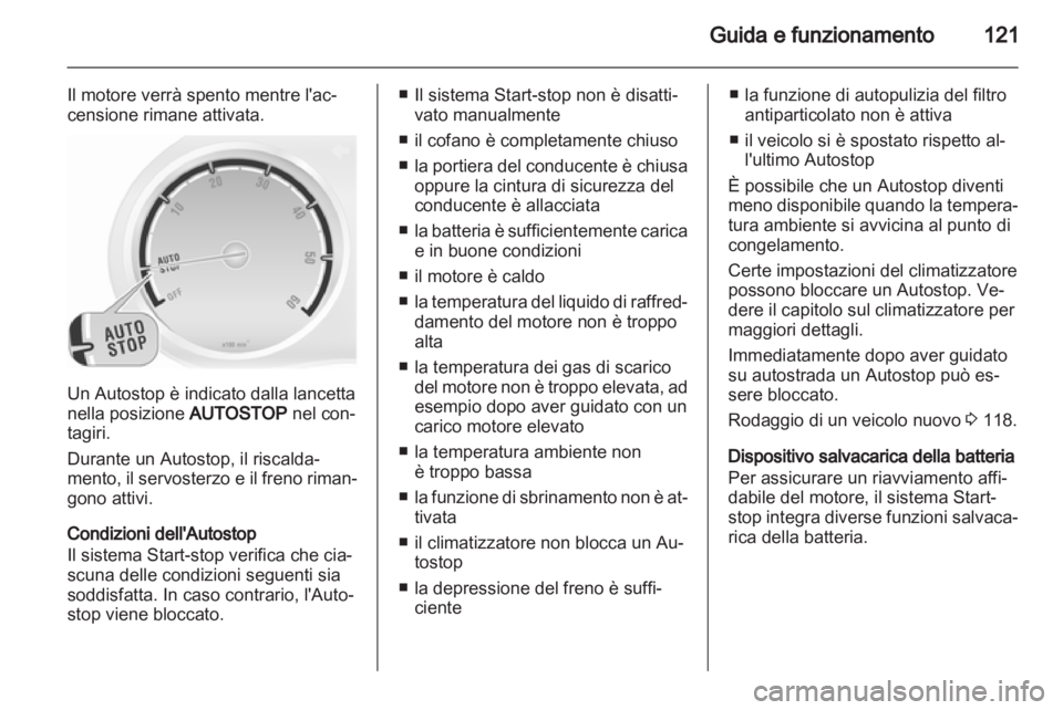 OPEL CORSA 2012.5  Manuale di uso e manutenzione (in Italian) 