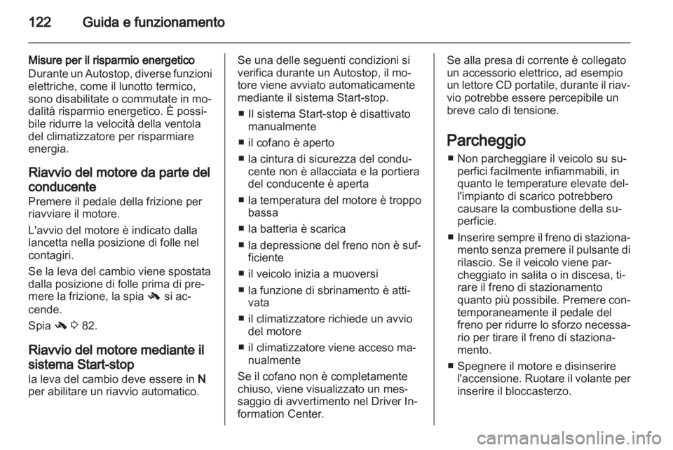OPEL CORSA 2012.5  Manuale di uso e manutenzione (in Italian) 
