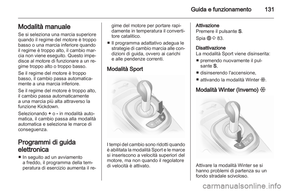 OPEL CORSA 2012.5  Manuale di uso e manutenzione (in Italian) 