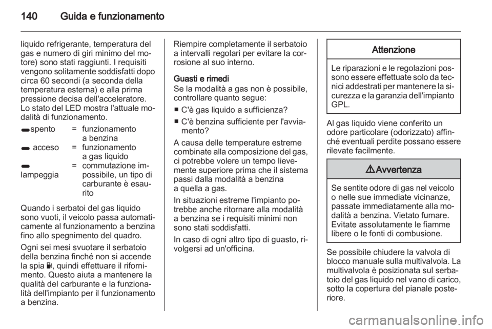 OPEL CORSA 2012.5  Manuale di uso e manutenzione (in Italian) 