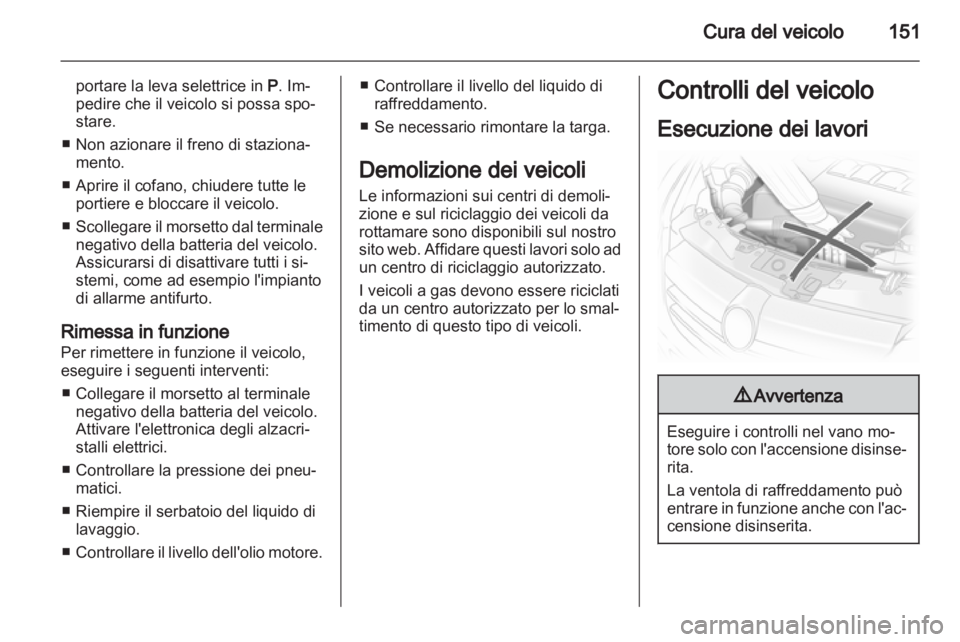 OPEL CORSA 2012.5  Manuale di uso e manutenzione (in Italian) 