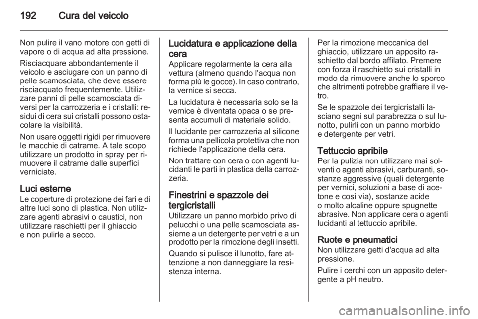 OPEL CORSA 2012.5  Manuale di uso e manutenzione (in Italian) 