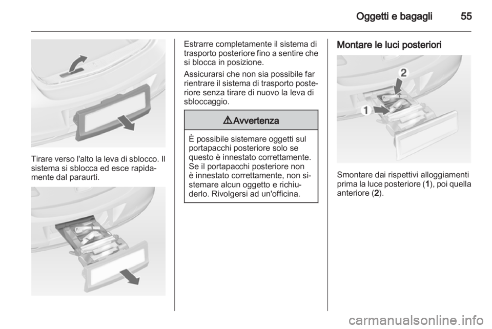 OPEL CORSA 2012.5  Manuale di uso e manutenzione (in Italian) 