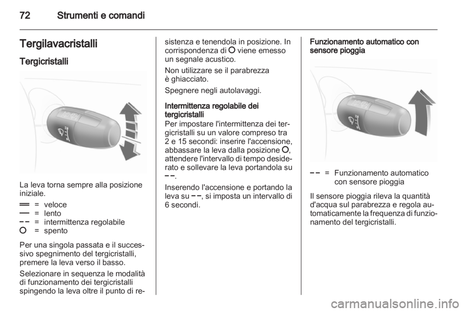 OPEL CORSA 2012.5  Manuale di uso e manutenzione (in Italian) 