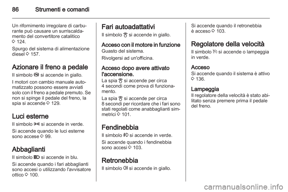 OPEL CORSA 2012.5  Manuale di uso e manutenzione (in Italian) 
