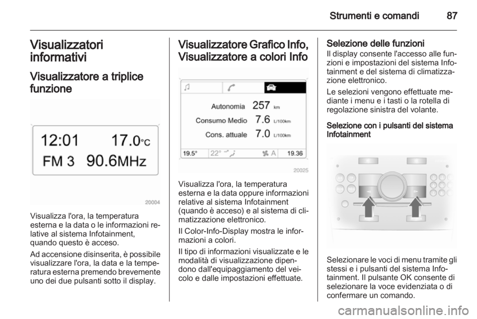 OPEL CORSA 2012.5  Manuale di uso e manutenzione (in Italian) 