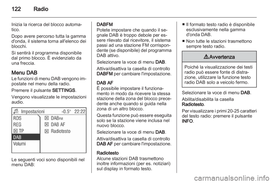 OPEL CORSA 2013  Manuale del sistema Infotainment (in Italian) 