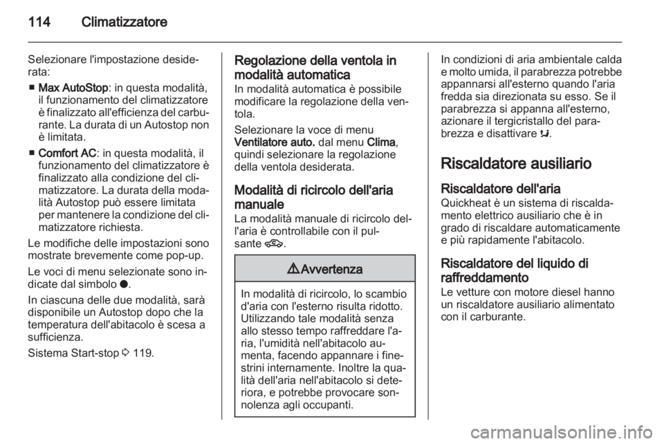 OPEL CORSA 2013  Manuale di uso e manutenzione (in Italian) 