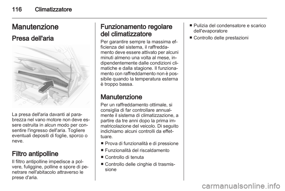 OPEL CORSA 2013  Manuale di uso e manutenzione (in Italian) 