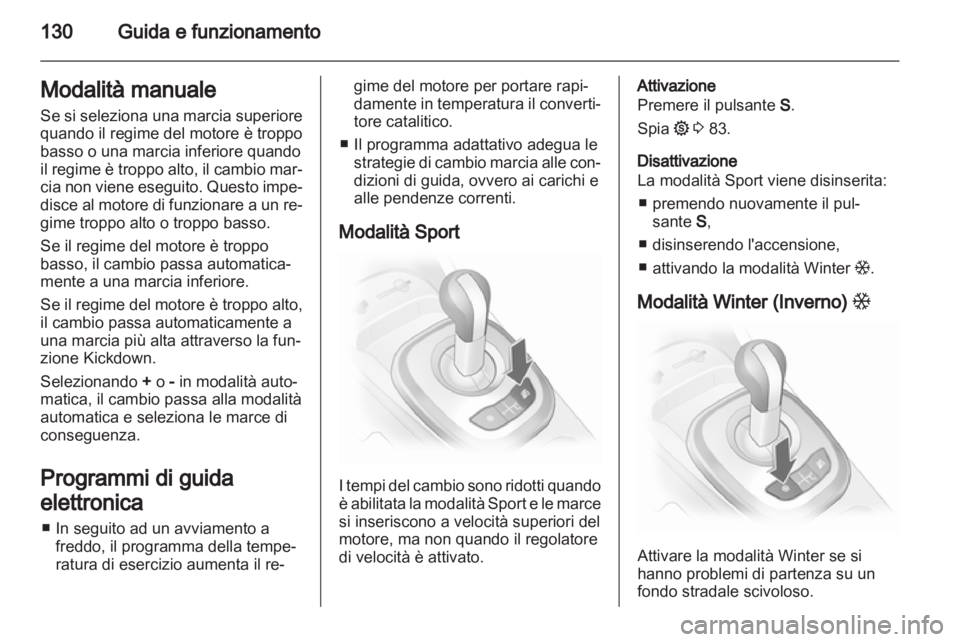 OPEL CORSA 2013  Manuale di uso e manutenzione (in Italian) 