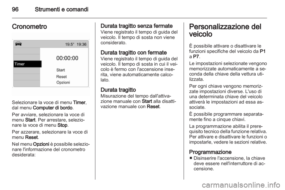 OPEL CORSA 2013  Manuale di uso e manutenzione (in Italian) 