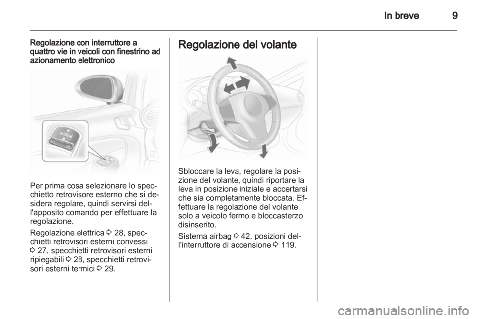 OPEL CORSA 2013.5  Manuale di uso e manutenzione (in Italian) 