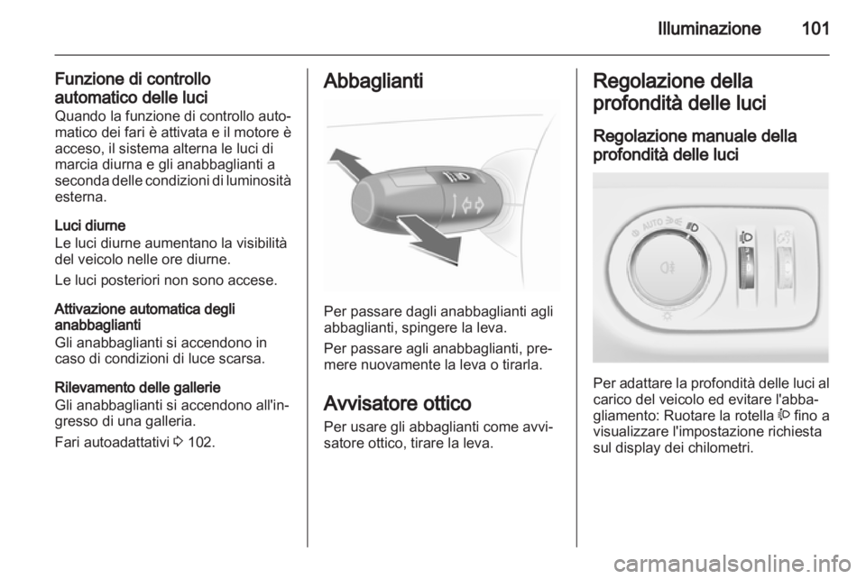 OPEL CORSA 2013.5  Manuale di uso e manutenzione (in Italian) 