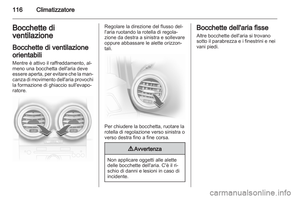 OPEL CORSA 2013.5  Manuale di uso e manutenzione (in Italian) 