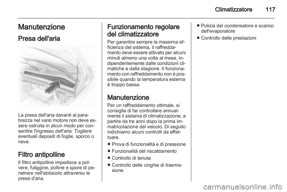 OPEL CORSA 2013.5  Manuale di uso e manutenzione (in Italian) 