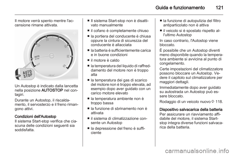 OPEL CORSA 2013.5  Manuale di uso e manutenzione (in Italian) 