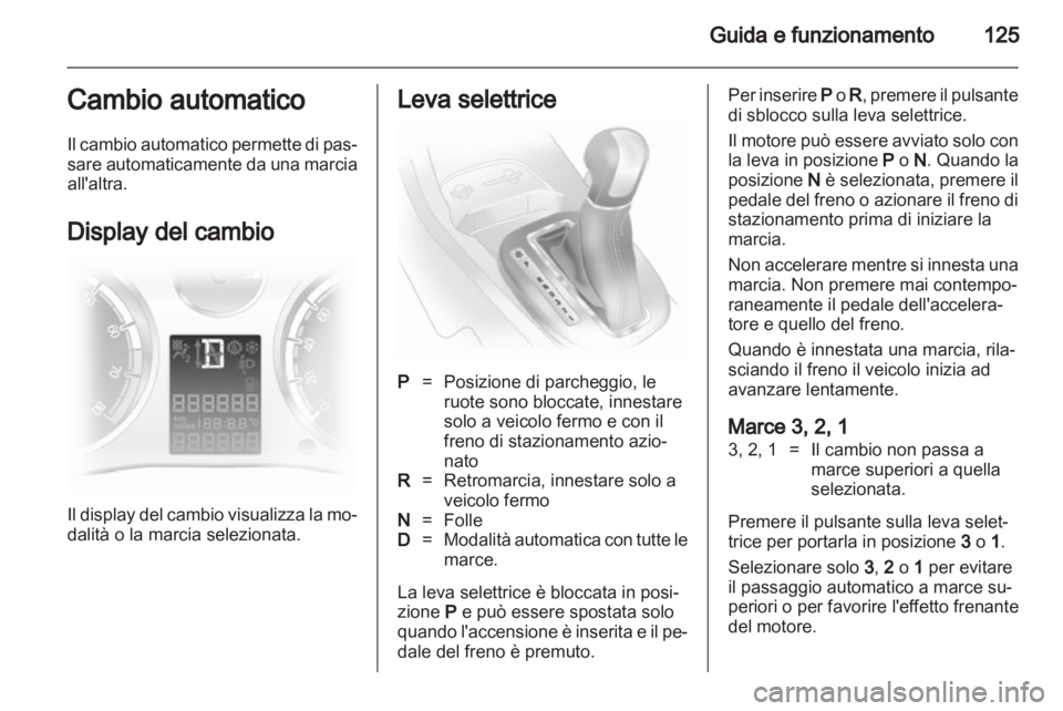 OPEL CORSA 2013.5  Manuale di uso e manutenzione (in Italian) 