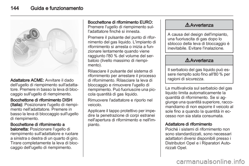 OPEL CORSA 2013.5  Manuale di uso e manutenzione (in Italian) 