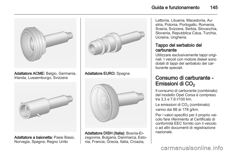 OPEL CORSA 2013.5  Manuale di uso e manutenzione (in Italian) 