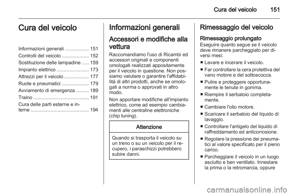 OPEL CORSA 2013.5  Manuale di uso e manutenzione (in Italian) 