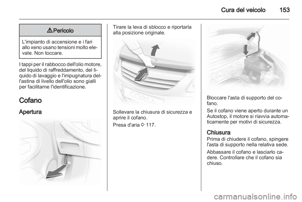 OPEL CORSA 2013.5  Manuale di uso e manutenzione (in Italian) 