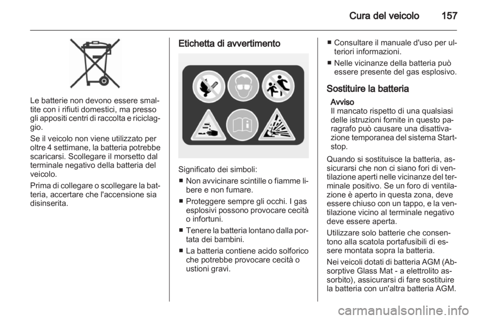 OPEL CORSA 2013.5  Manuale di uso e manutenzione (in Italian) 