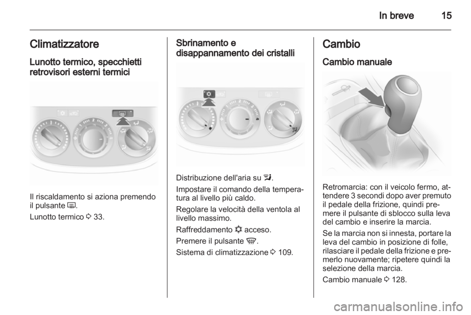 OPEL CORSA 2013.5  Manuale di uso e manutenzione (in Italian) 