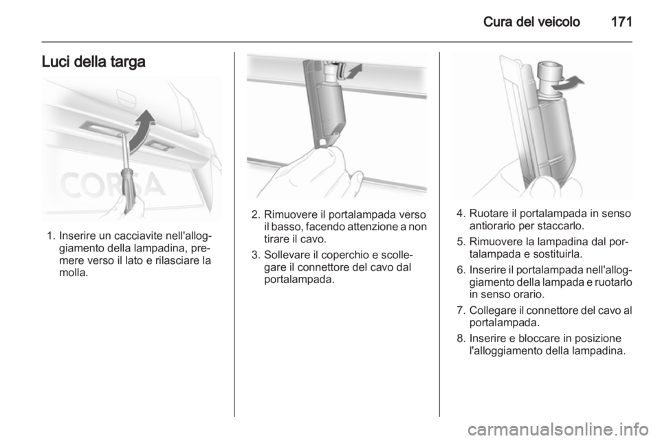 OPEL CORSA 2013.5  Manuale di uso e manutenzione (in Italian) 