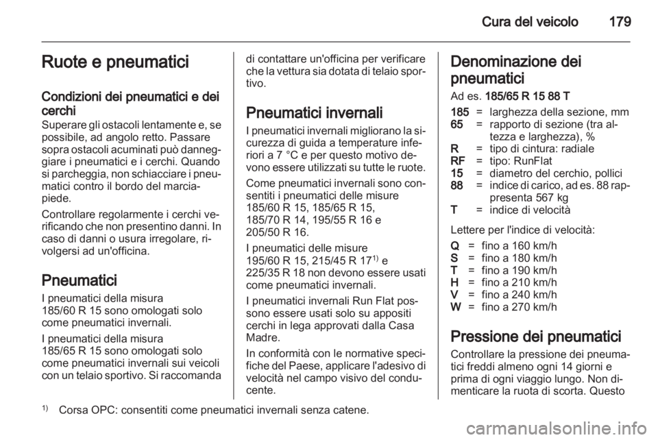 OPEL CORSA 2013.5  Manuale di uso e manutenzione (in Italian) 