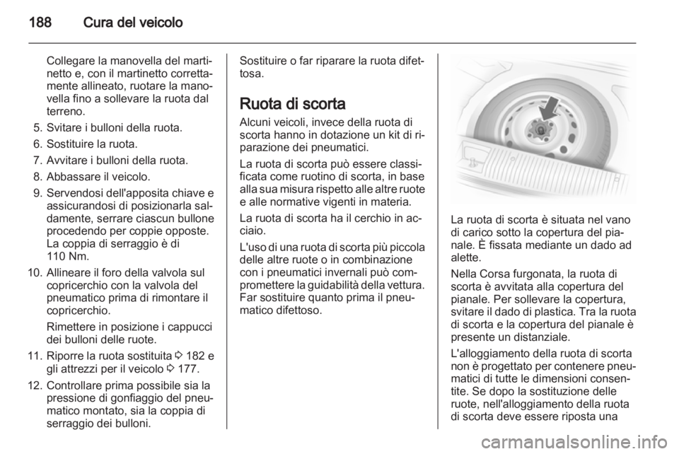 OPEL CORSA 2013.5  Manuale di uso e manutenzione (in Italian) 