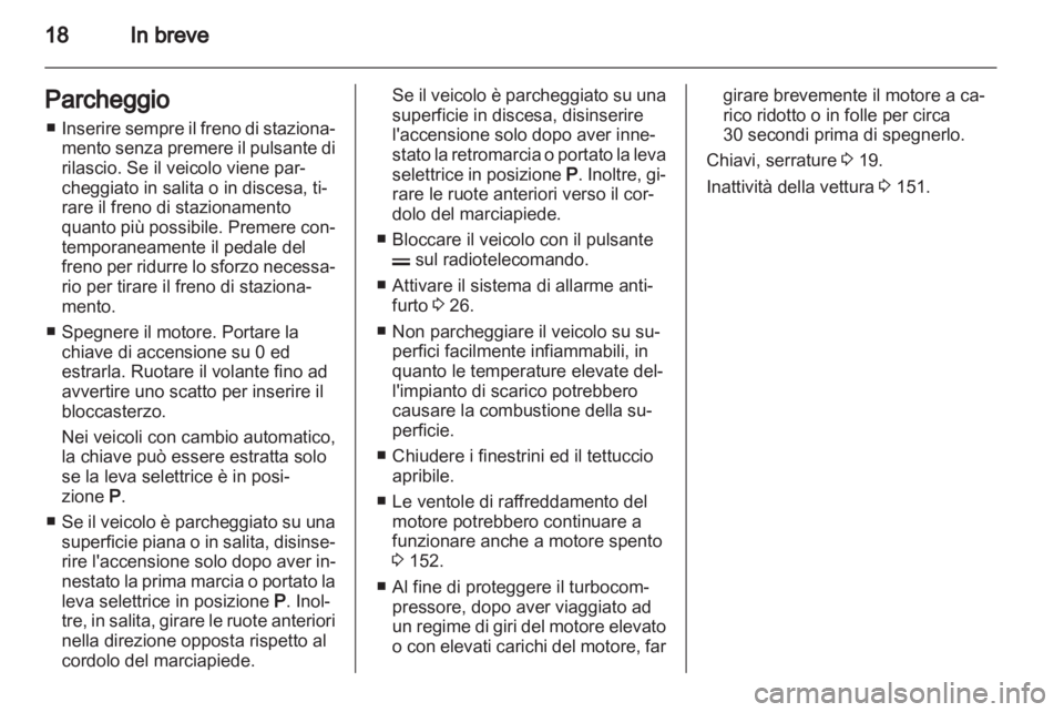OPEL CORSA 2013.5  Manuale di uso e manutenzione (in Italian) 