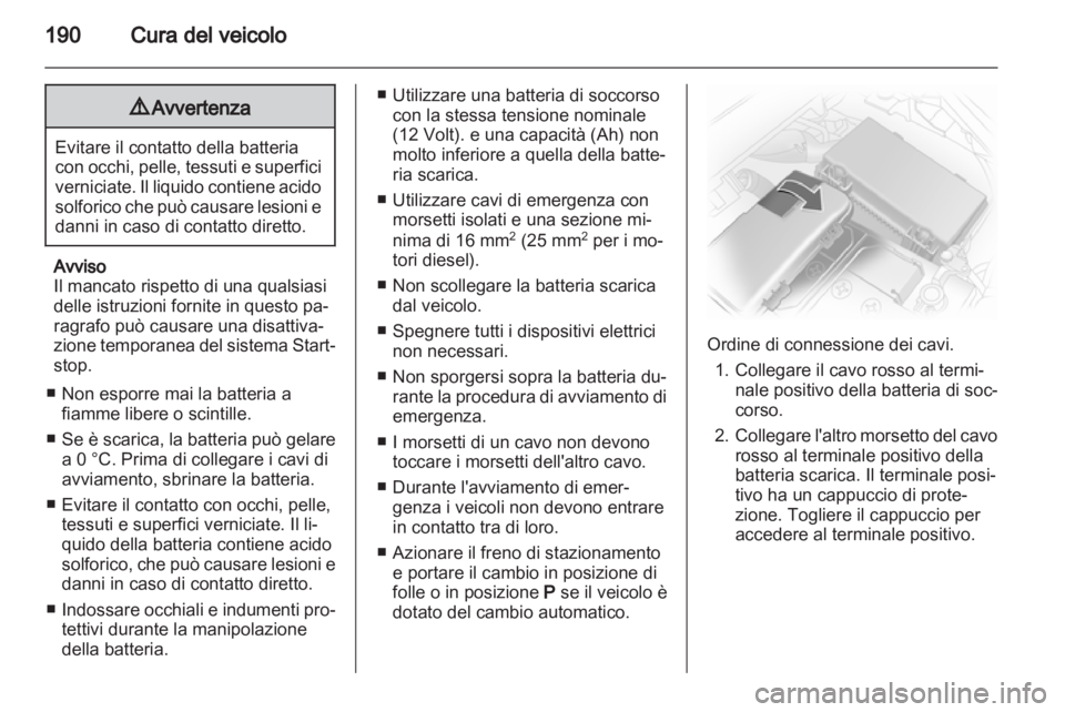 OPEL CORSA 2013.5  Manuale di uso e manutenzione (in Italian) 