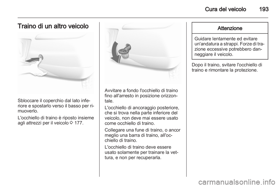 OPEL CORSA 2013.5  Manuale di uso e manutenzione (in Italian) 