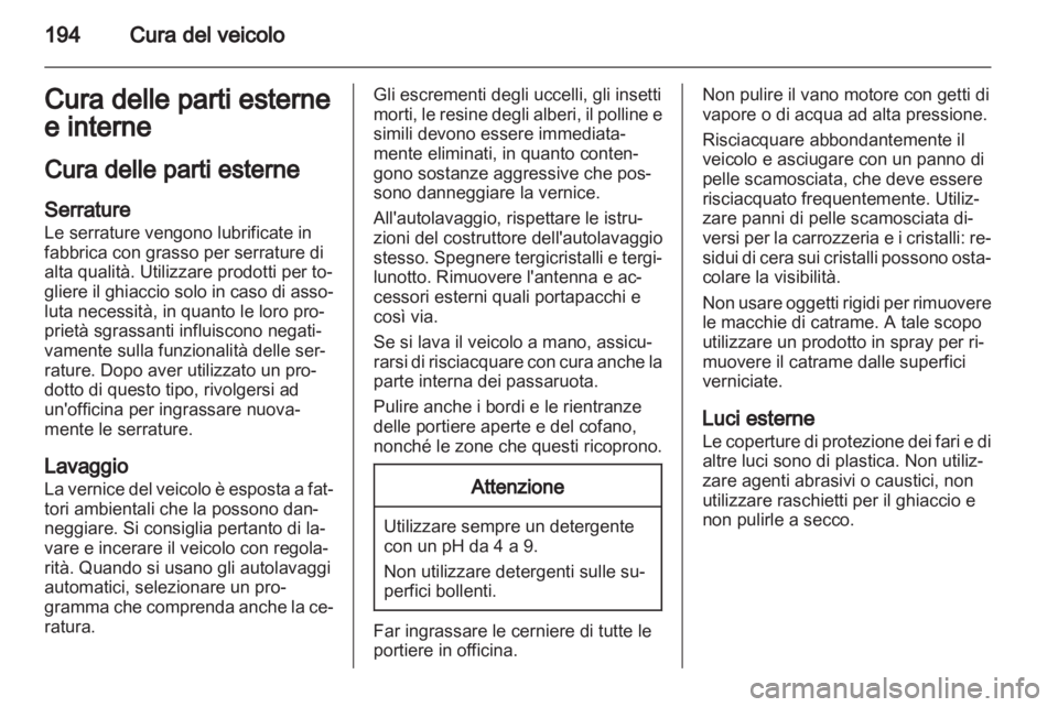OPEL CORSA 2013.5  Manuale di uso e manutenzione (in Italian) 