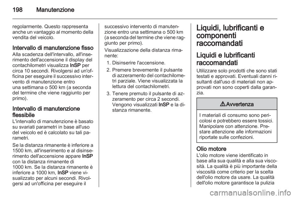 OPEL CORSA 2013.5  Manuale di uso e manutenzione (in Italian) 