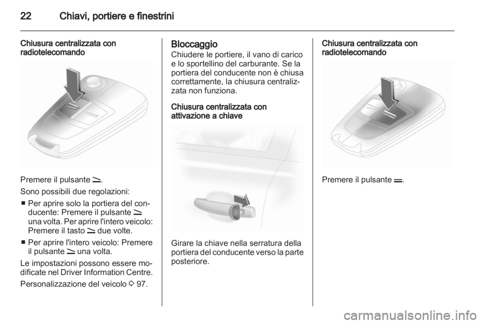 OPEL CORSA 2013.5  Manuale di uso e manutenzione (in Italian) 