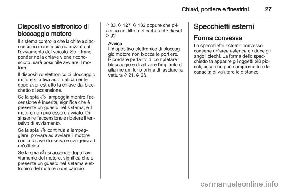 OPEL CORSA 2013.5  Manuale di uso e manutenzione (in Italian) 