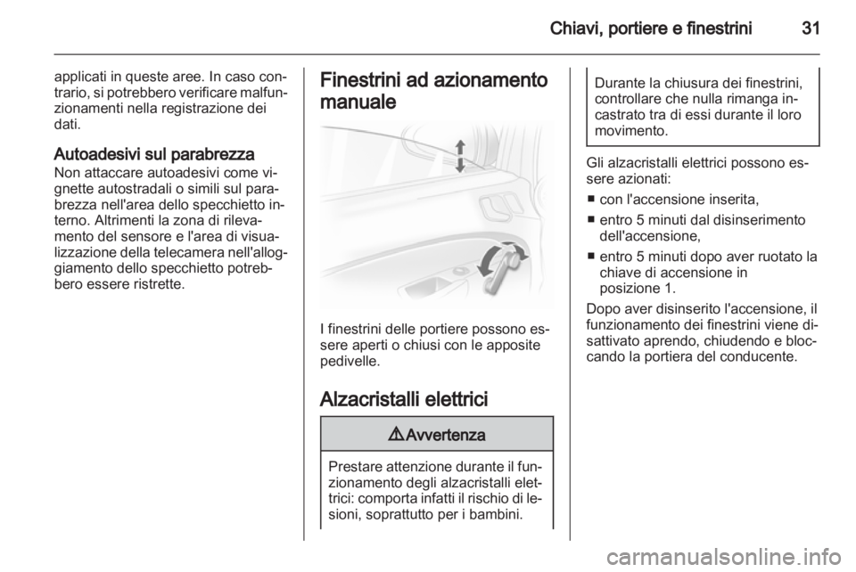 OPEL CORSA 2013.5  Manuale di uso e manutenzione (in Italian) 